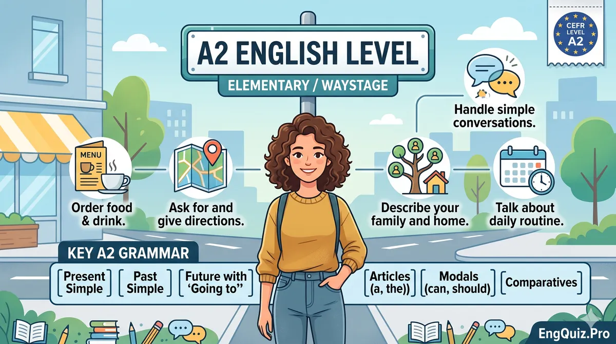 What Is A2 English Level? Skills, Grammar and How to Reach It