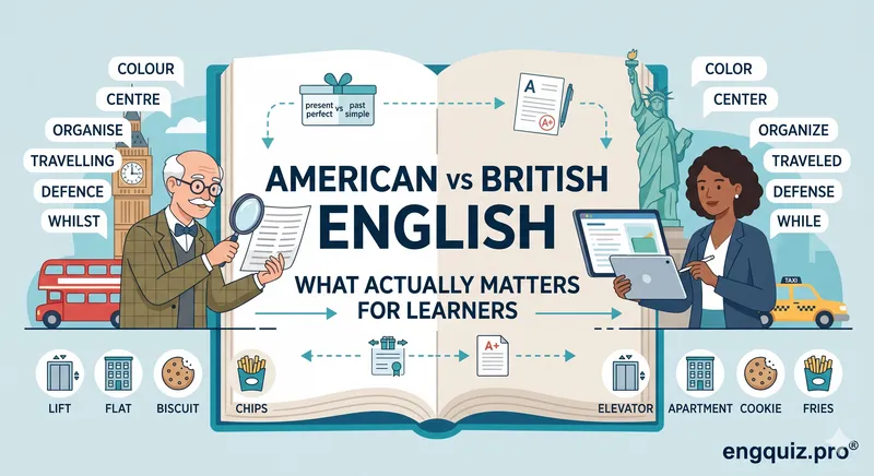 American vs British English: What Actually Matters for Learners