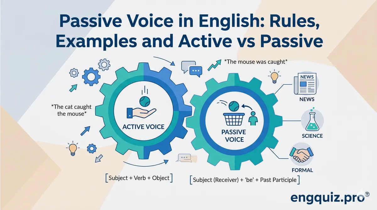 Passive Voice in English: Rules, Examples and Active vs Passive