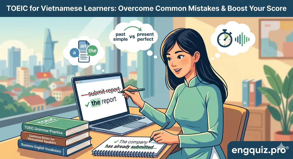 TOEIC for Vietnamese Learners: Common Mistakes, Tips & Free Practice
