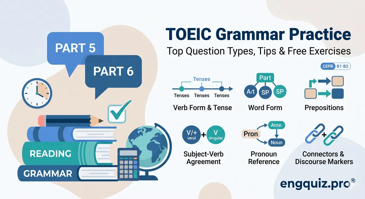 TOEIC Grammar Practice: Top Question Types, Tips & Free Exercises